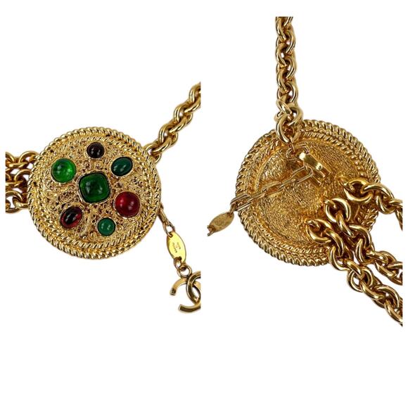 Chanel Vintage Jeweled Chain Belt main image 5